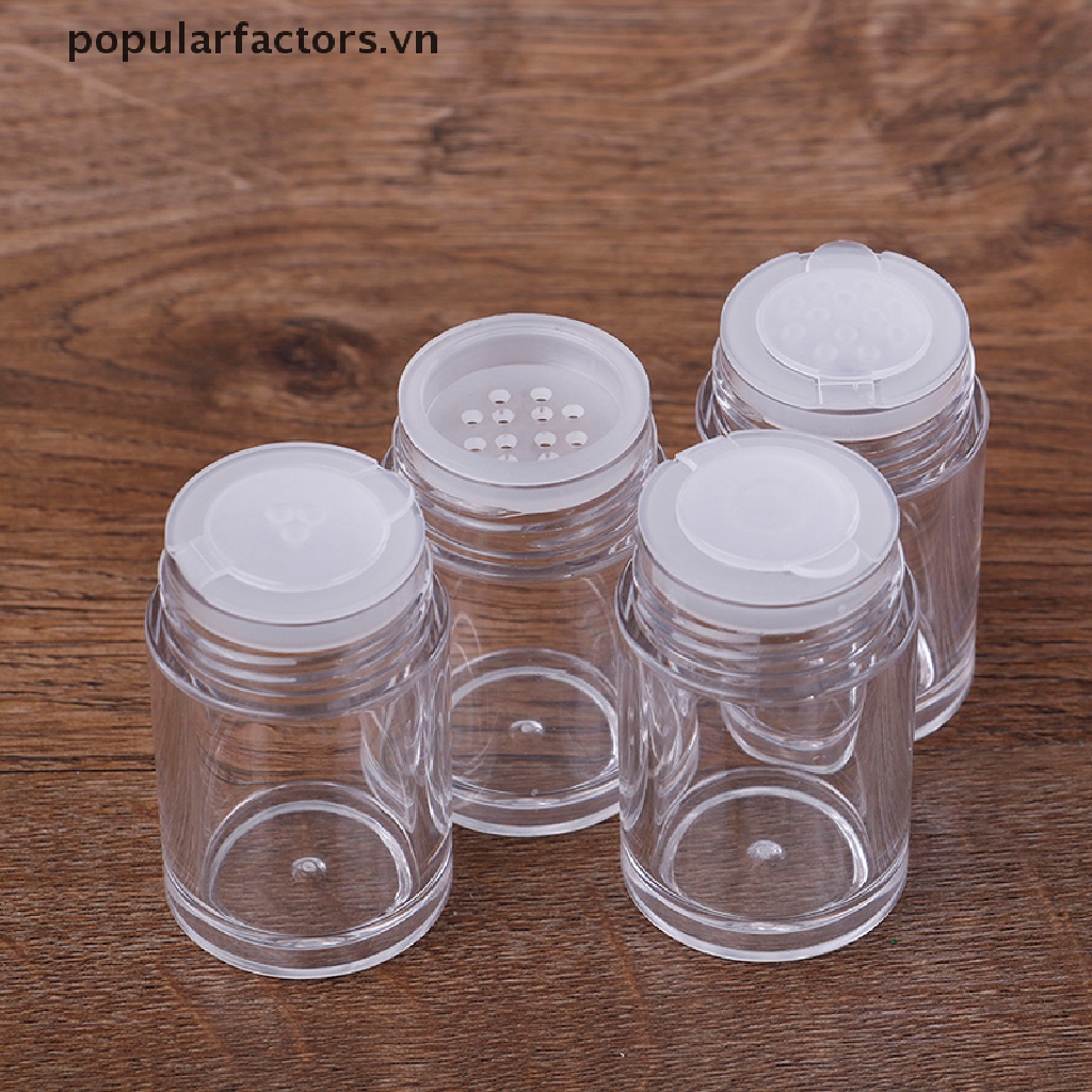 Set 1-3 Lọ Rỗng Đựng Mỹ Phẩm Dung Tích 10ml Màu Trắng Có Nắp Vặn Tiện Dụng