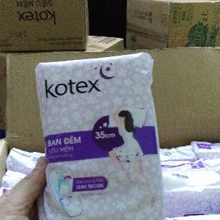Băng vệ sinh Kotex đêm siêu mềm 35cm