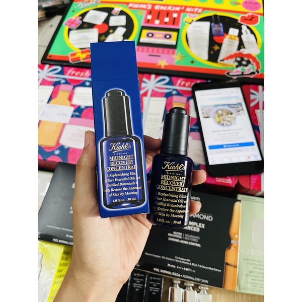 Serum KIEHLS Dưỡng Da Ban Đêm Midnight Recovery Concentrate