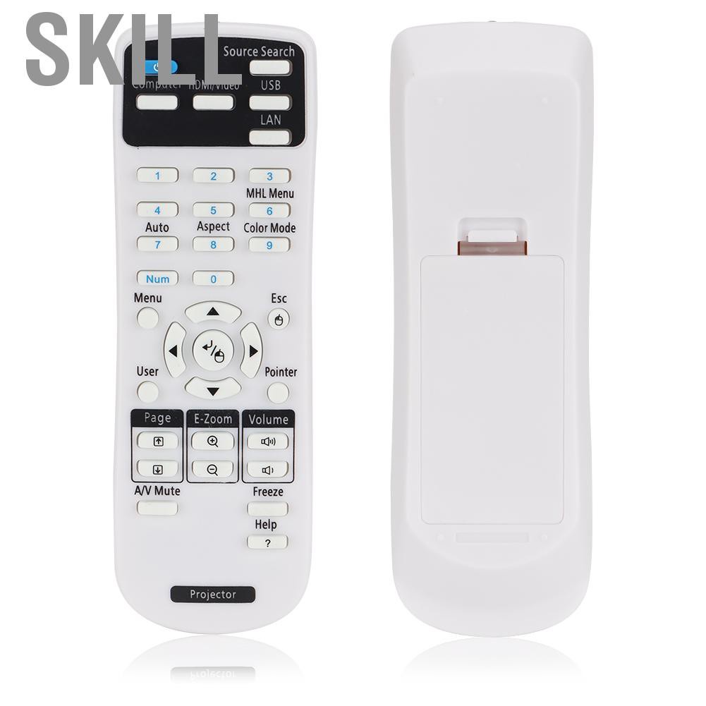 Skill qianmei(Ready Stock) Projector Remote Control Controller Replacement for EPSON