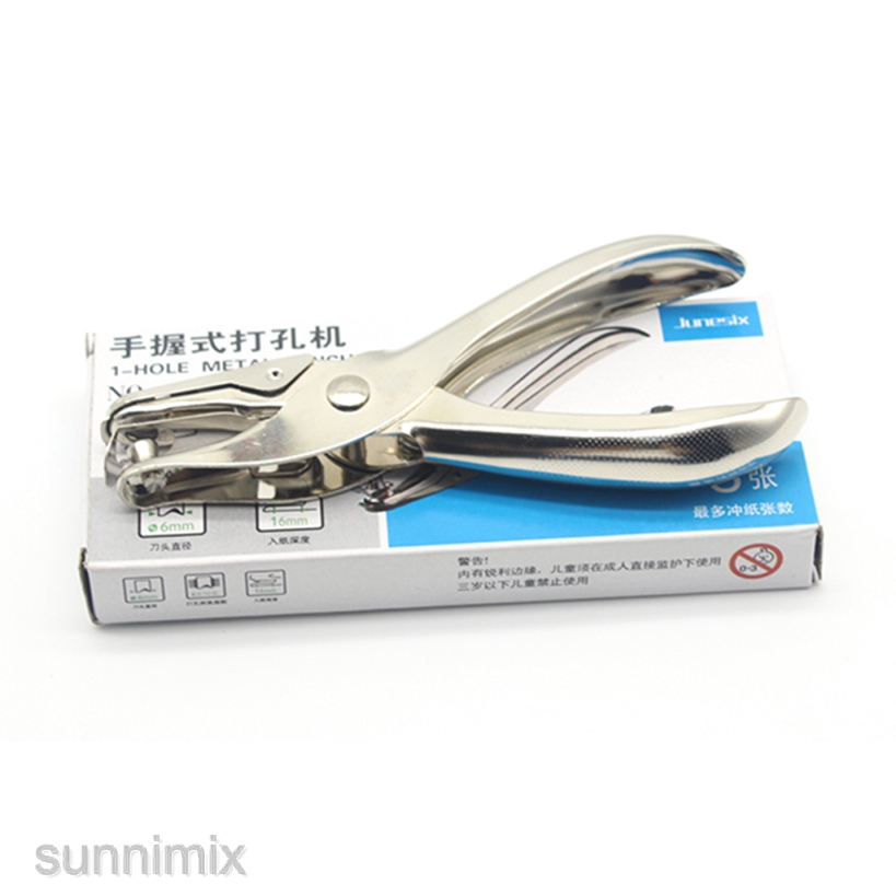 Kìm Bấm Lỗ Đơn 3mm / 6mm Bằng Kim Loại Chuyên Dụng Làm Đồ Thủ Công