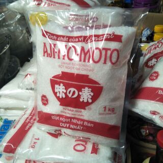 Bột ngọt ( Mì chính) Aji -no-moto 1kg, tinh chất của vị Umami ( Hạt Lớn)