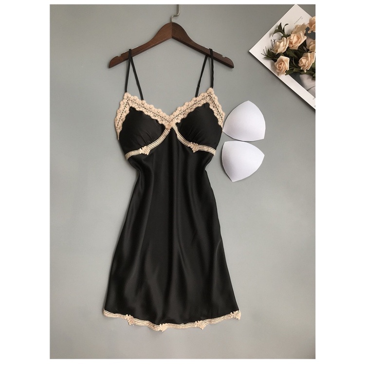 Váy ngủ gợi cảm chất liệu satin