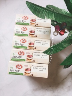 Bột Agar (rau câu) hữu cơ RUF 30g