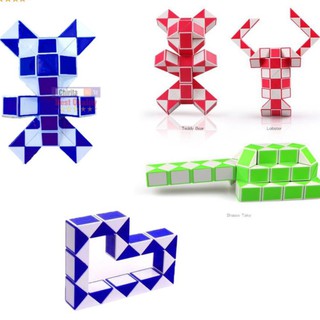 Rubik biến hình 72 đoạn, Rubik dây 72 khớp, ráp được nhiều hình giúp bé sáng tạo