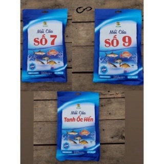 Combo mồi câu số 7,số 9 và mồi tanh ốc hiến hãng mồi phú thành!!!!