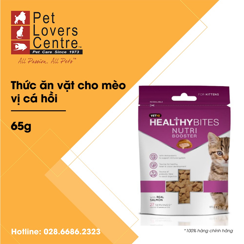 Thức ăn vặt cho mèo con M&amp;C HEALTHY BITES NUTRI BOOSTER FOR KITTEN 65g