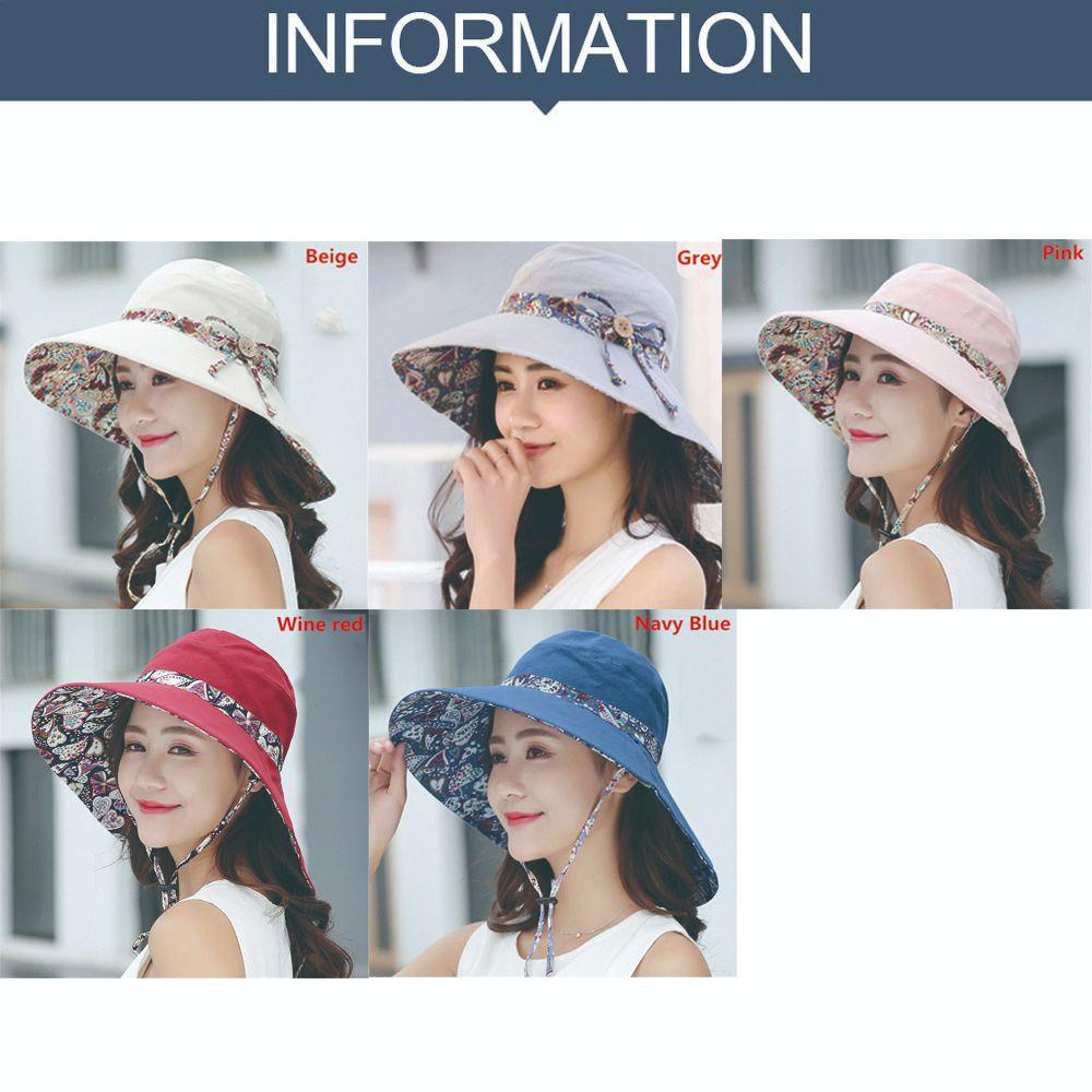 Nón Bucket Rộng Vành Chống Tia UV Thời Trang Xuân Hè