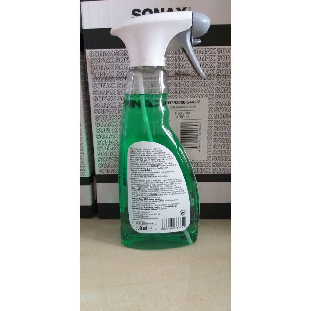 Nước lau và làm sạch kính xe oto 500ml - Sonax clear glass