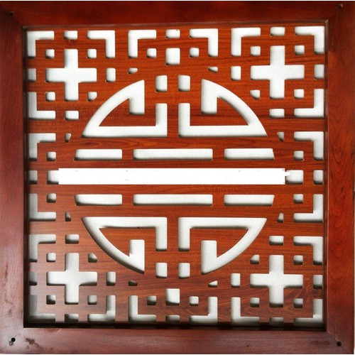 chắn khói gỗ sồi 41x41