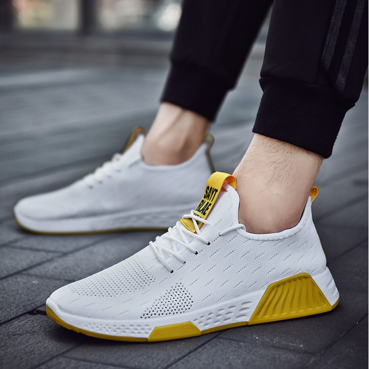 Giày thể thao sneaker nam  D78, phong cách trẻ trung năng động, đế cao su non đi cực êm