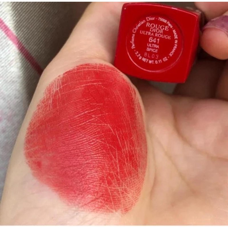 Son Dior 641 Ultra Spice Ultra Rouge Vỏ Đỏ