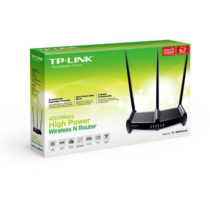 TP-Link TL-WR941HP - Bộ Phát Wifi Công Suất Cao 450Mbps