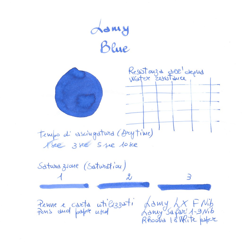 Mực Lamy - T10 - Xanh Blue