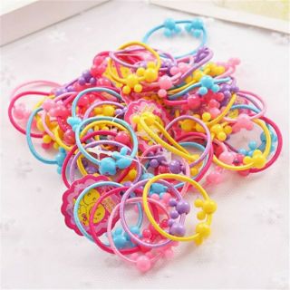 SET 5 DÂY CỘT TÓC HÌNH THỎ CUTE CHO BÉ