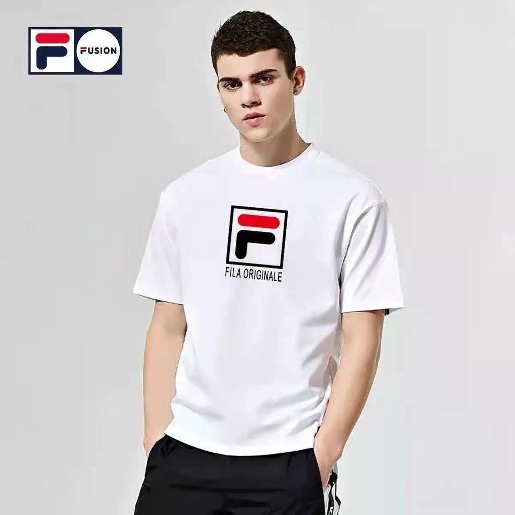 Áo Thun Nam Tay Ngắn In Chữ Fila Thời Trang