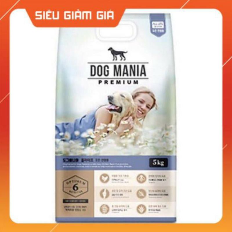 dogmania thức ăn hạt cho chó túi 5kg