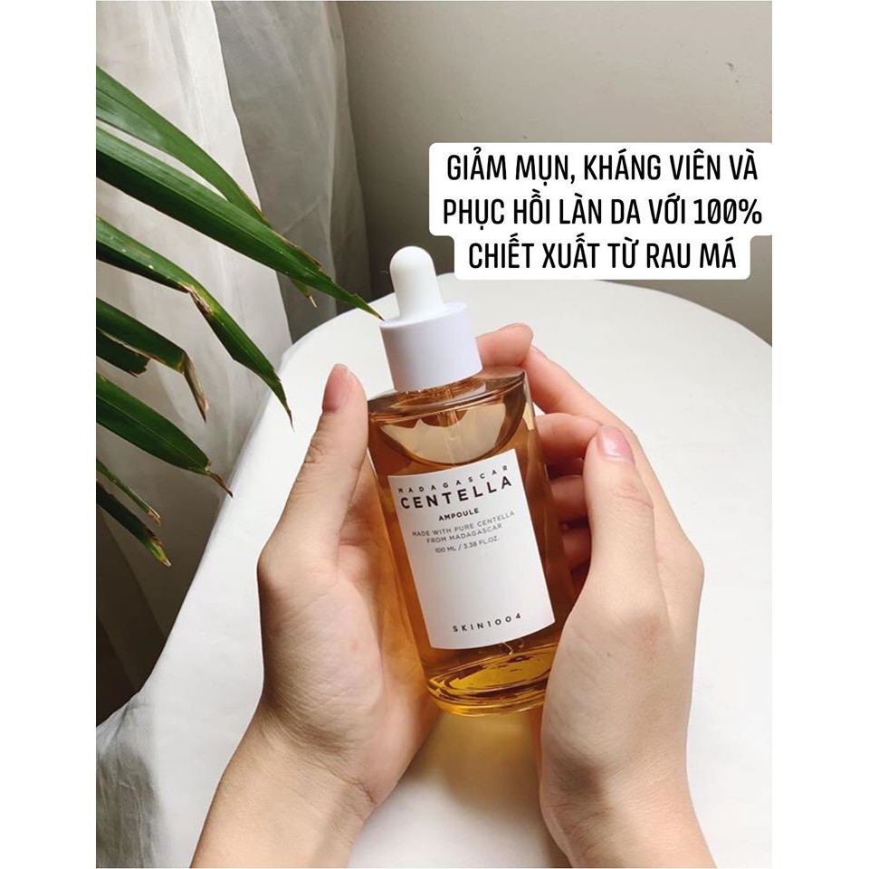 Tinh Chất Rau Má Giảm Mụn, Dưỡng Trắng Da và Phục Hồi Da Skin1004  Madagascar Centella Asiatica Ampoule 100ml - mẫu mới | Shopee Việt Nam