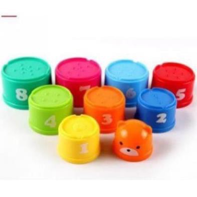 Lồng hộp vuông hoặc lồng hộp tròn cho trẻ, Lồng hộp nhựa/ xếp chồng
