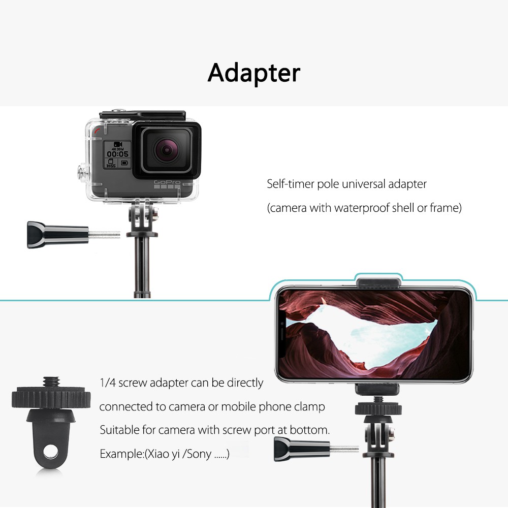 Gậy chụp ảnh Selfie Mini cho GoPro Hero 10 9 8 7