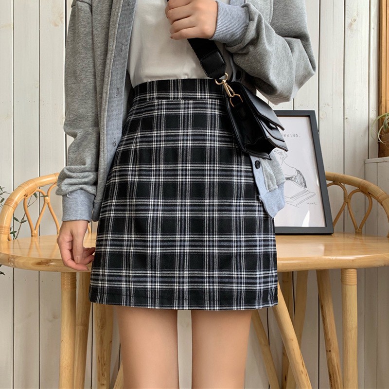 Chân Váy Công Sở Kẻ Năng Động Hàn Quốc CV03 | BigBuy360 - bigbuy360.vn