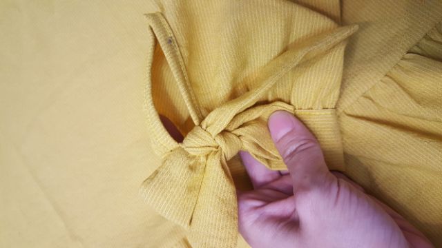 Váy baby doll nơ tay (hình chụp thật) | BigBuy360 - bigbuy360.vn