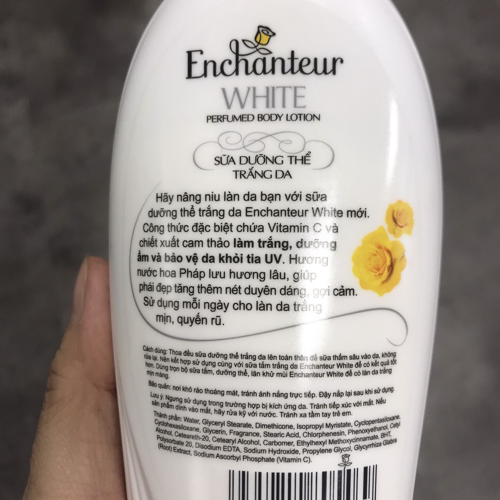 Sữa dưỡng thể ENCHANTEUR Intensive Moisture Body Lotion 200g Dưỡng body nữ BST enchanter dành cho nữ