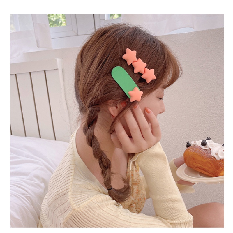 Kẹp Tóc Nữ Màu Sắc Ngọt Ngào Phong Cách Hàn Quốc