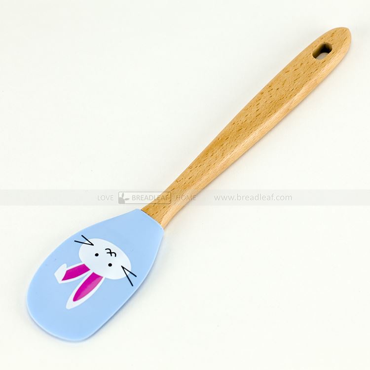 Spatula phới trộn bột, phới dẹt silicon, cây vét bột