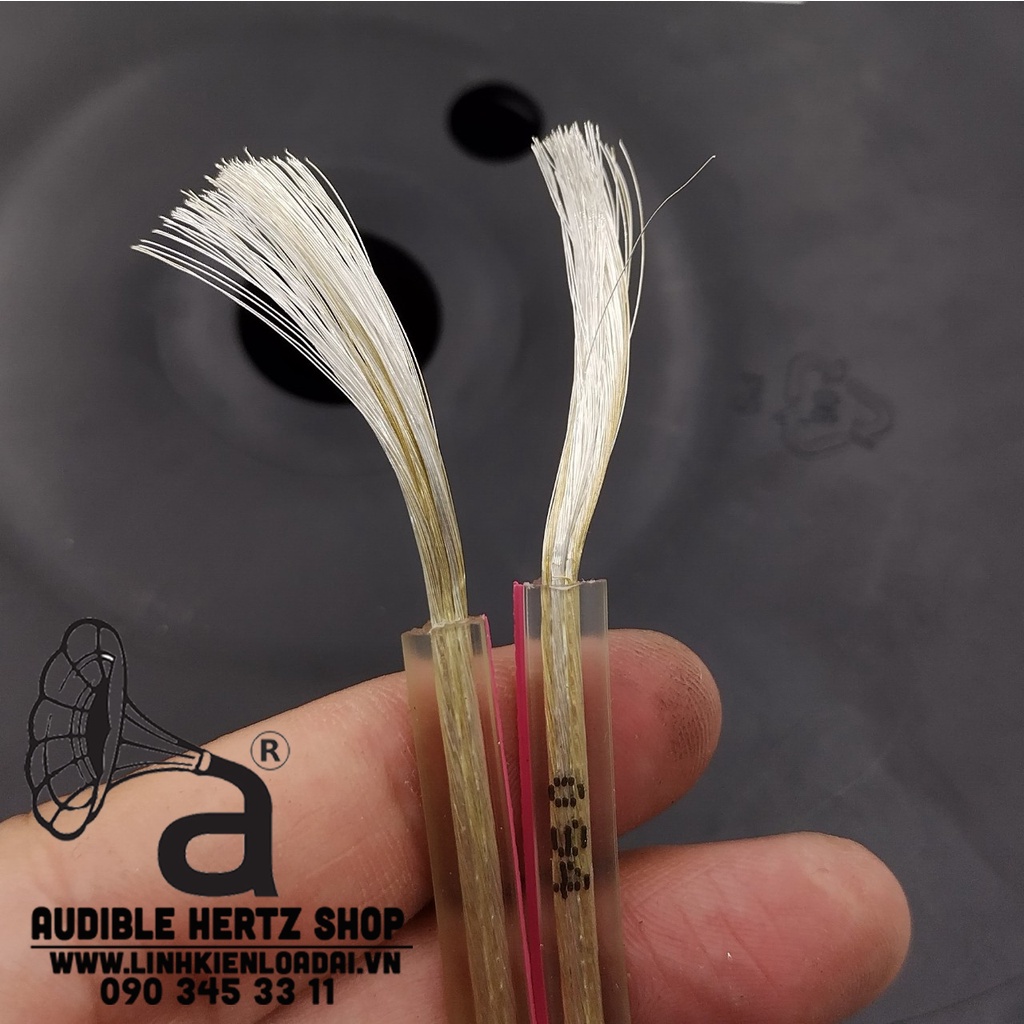 Dây loa treble mạ bạc dẹt 2 x 1.5mm Oehlbach Silver Stream 15, giá bán theo mét