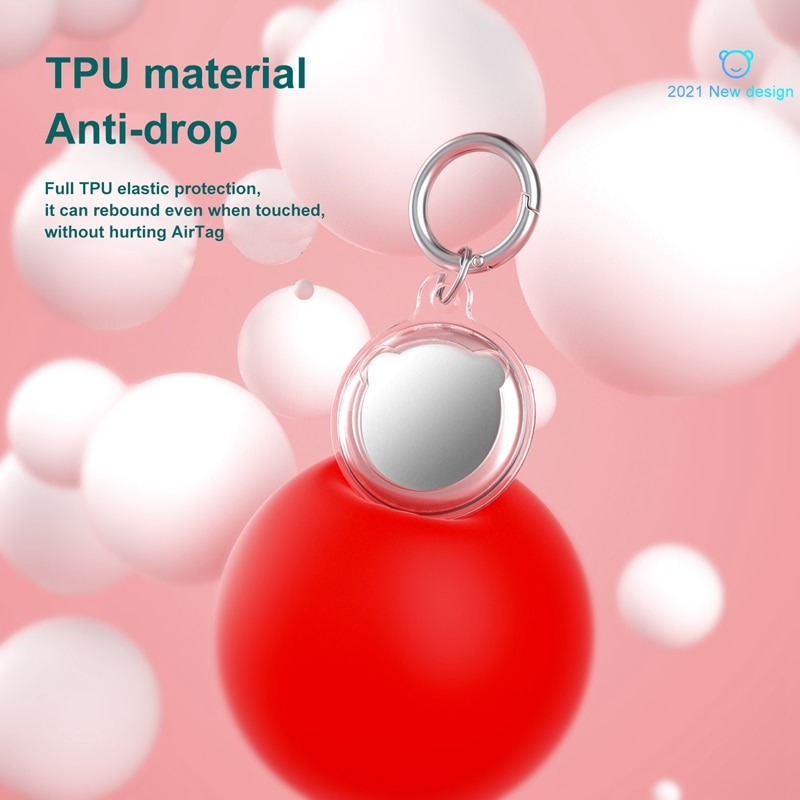 TPU Protective Case For Airtag Cover Hangable Keychain Locator Tracker Cover For airtags Case | BigBuy360 - bigbuy360.vn