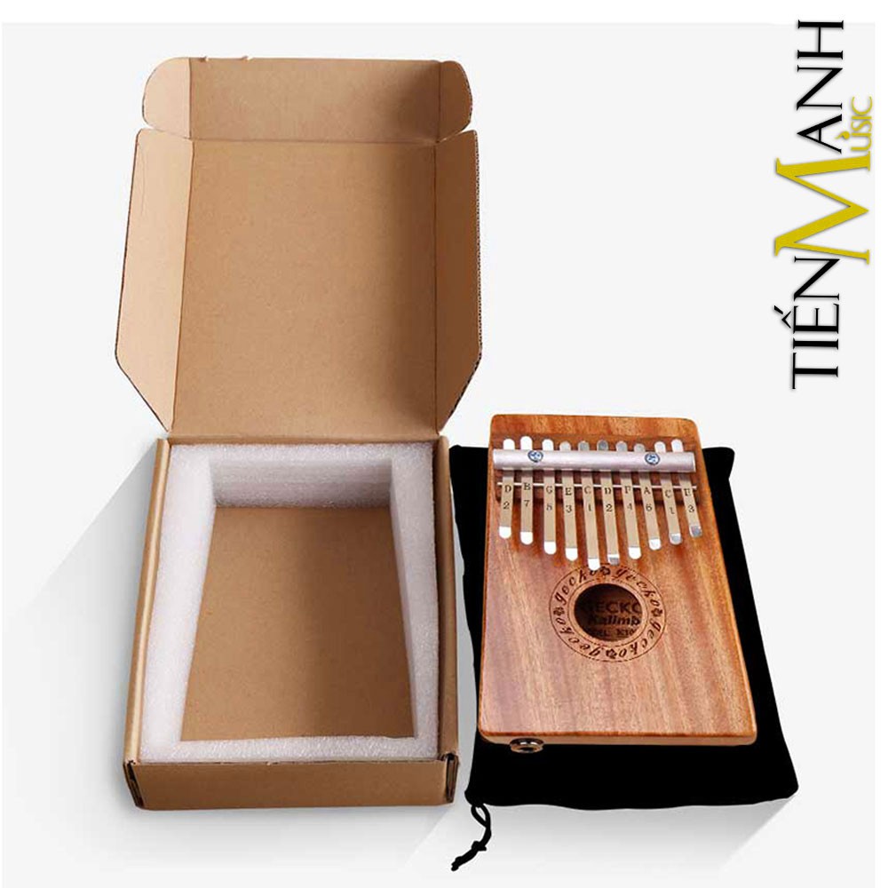 [Rẻ vô địch] Đàn Kalimba Gecko K10MEQ 10 Phím Gỗ Mahogany (Có EQ - 100% Chính hãng nhập khẩu bởi Tiến Mạnh Music)