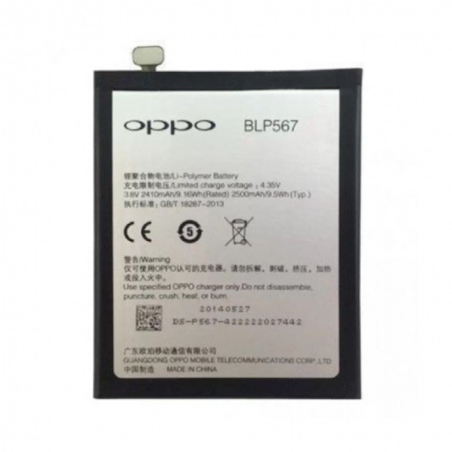 Pin Oppo R829-R1-R8001 (PL567) zin new