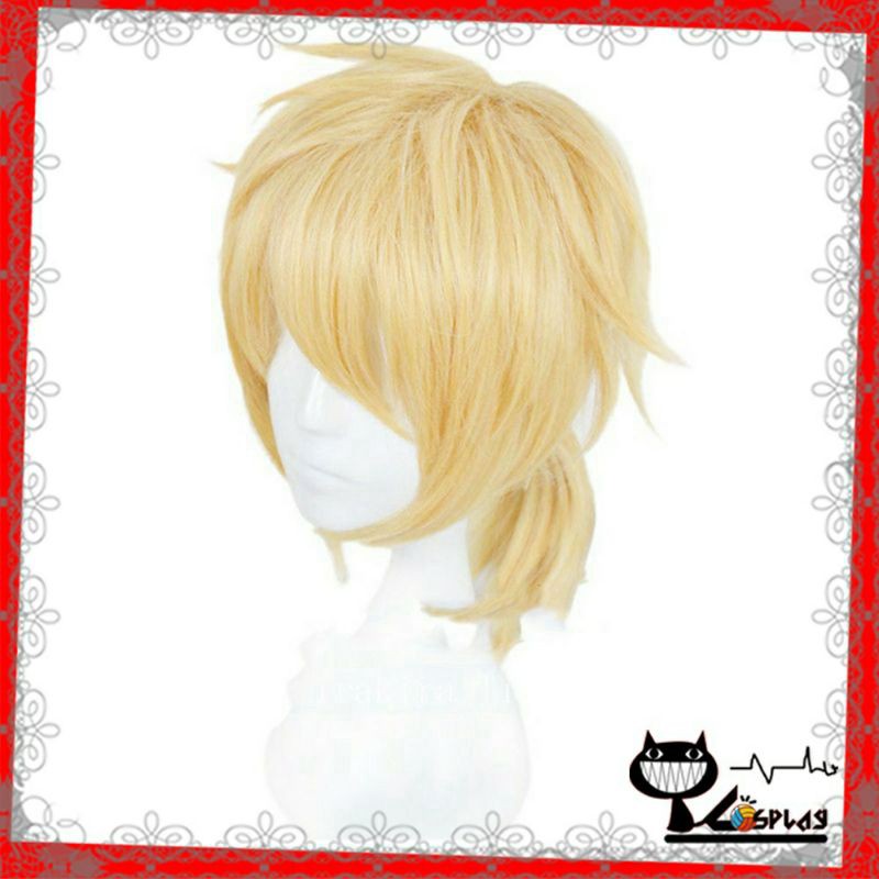 [Sẵn] Wig/tóc giả cosplay Kagamine Rin và Kagamine Len ver kid - Voicaloid màu vàng tại Miu Cosplay