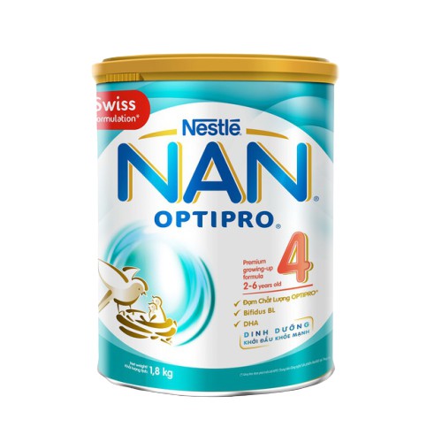 [Tặng 1 Balo Gấu Mèo] Combo 3 Lon Sữa Bột Nestle NAN Optipro 4 900gr/lon&lt;br&gt;