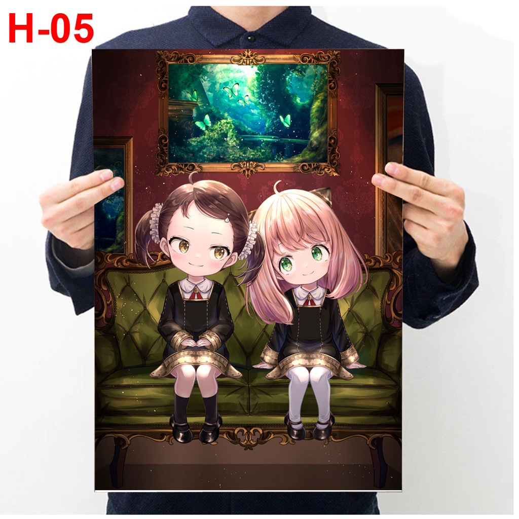 Tranh dán tường anime Spy X Family , Áp Phích anime Spy X Family, Poster anime Spy X Family