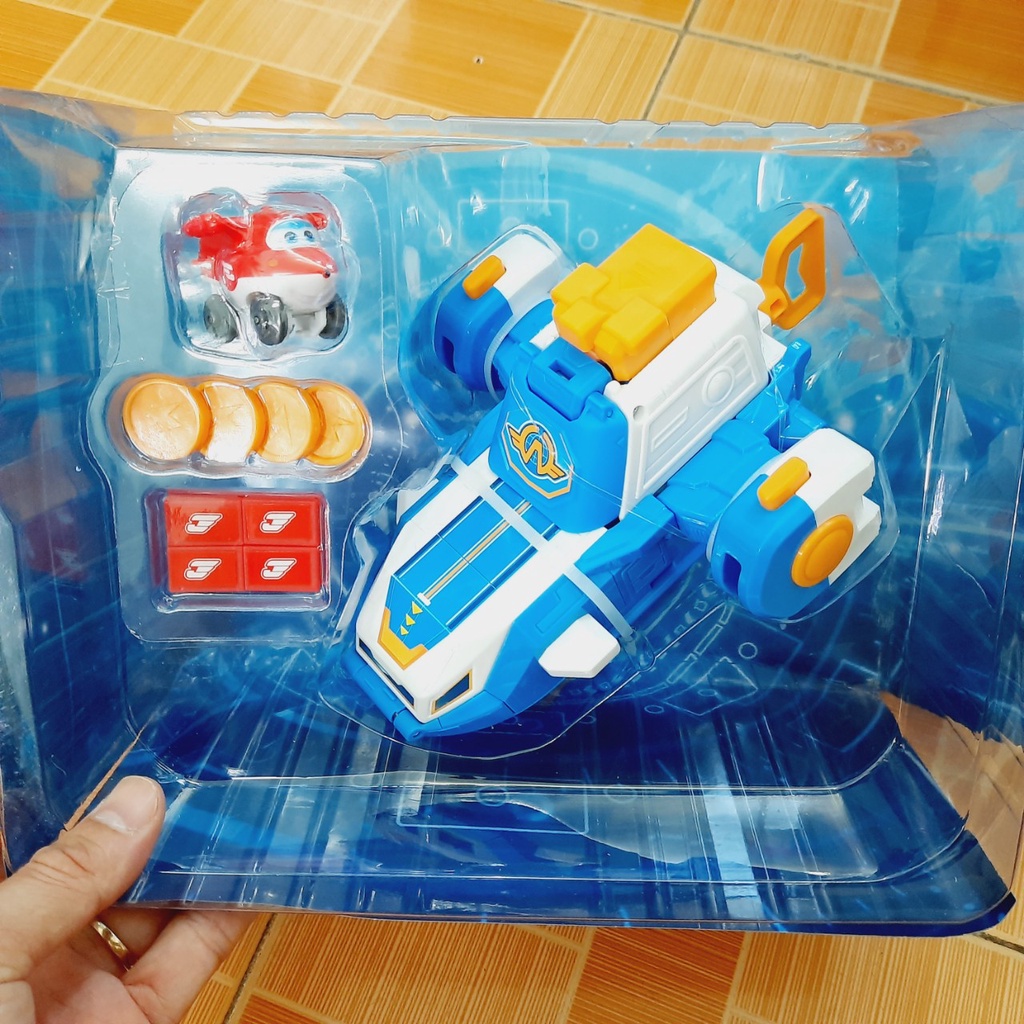 Mô hình tàu bay thế giới mini đồ chơi đội bay siêu đẳng super wings cho trẻ em
