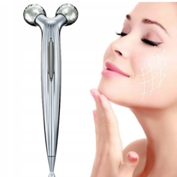 CON LĂN MASSAGE MẶT 3D INOX CAO CẤP TẠO CẰM VLINE