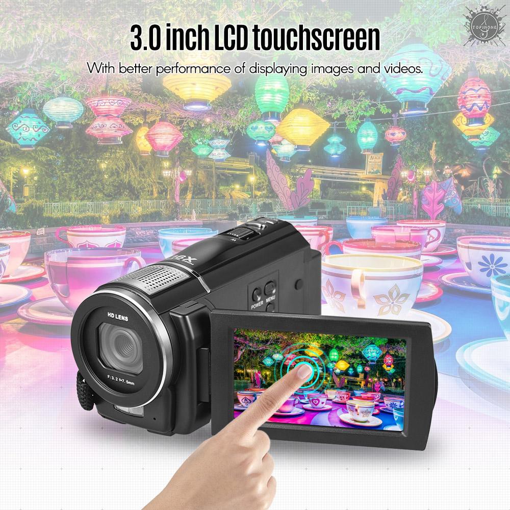 Máy Quay Phim Kĩ Thuật Số Andoer Hdv-F5 1080p Full Hd 24mp 16x Zoom 3.0 Inch Lcd | BigBuy360 - bigbuy360.vn