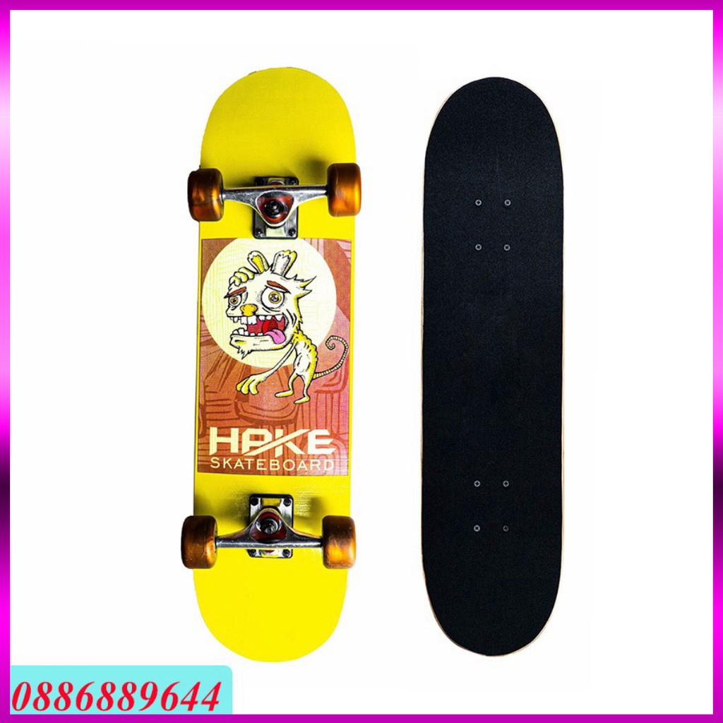 Ván Trượt SkateBoard Zoombie Vàng 950-06 ShopCentosy0