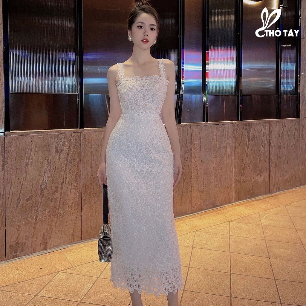 Đầm body ren sang chảnh THỎ TÂY D599X341