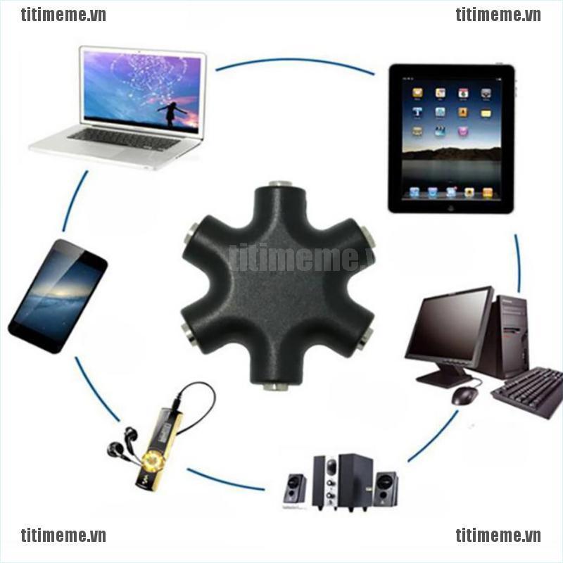 Bộ Chia Cổng Âm Thanh 6x3.5mm | BigBuy360 - bigbuy360.vn
