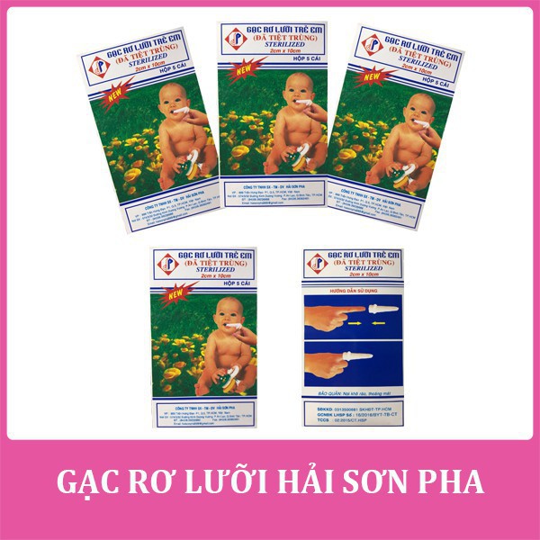 Hộp gạc rơ lưỡi Hải Sơn Pha