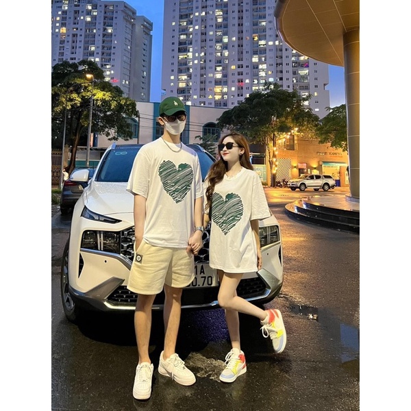 Áo phông tim nam nữ TT11