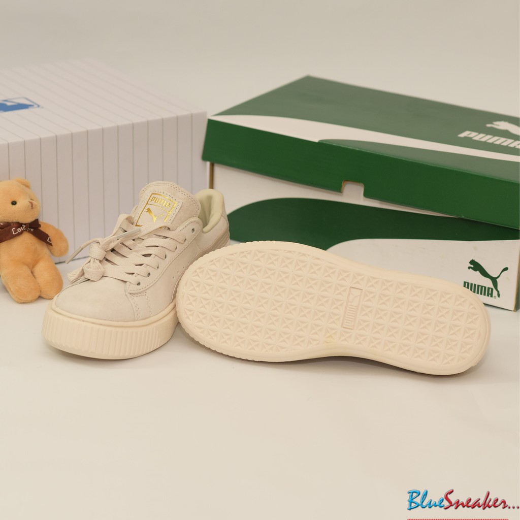 Giày sneaker nữ Puma da lộn