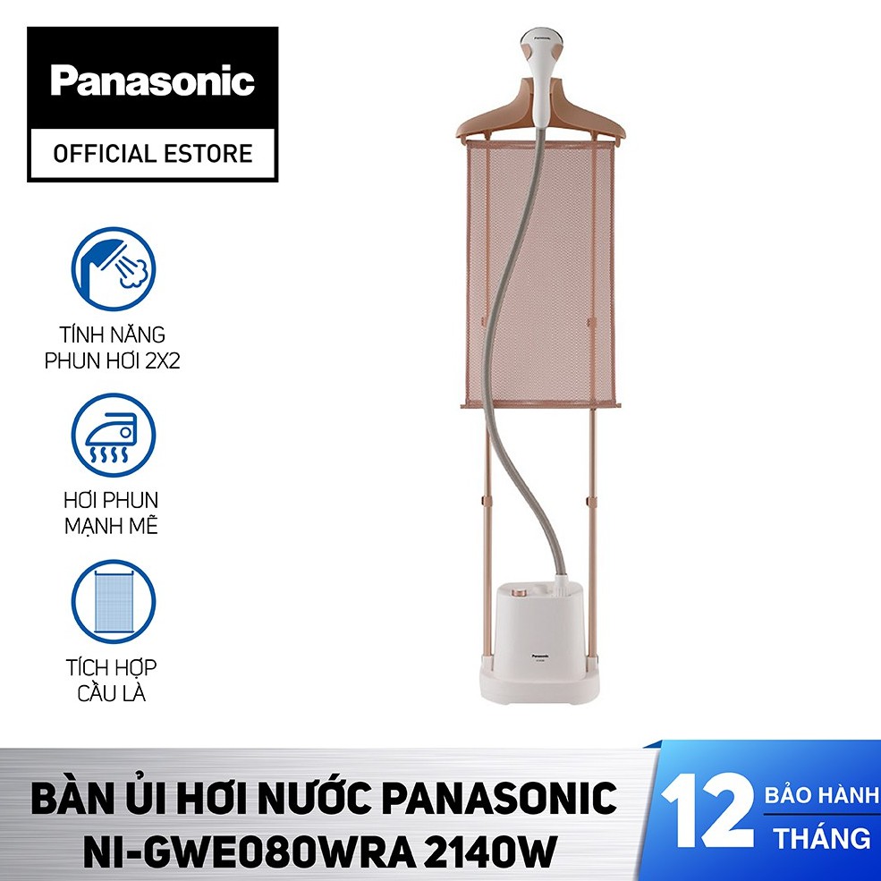 Bàn Ủi Hơi Nước Đứng Panasonic NI-GWE080WRA - Hàng Chính Hãng