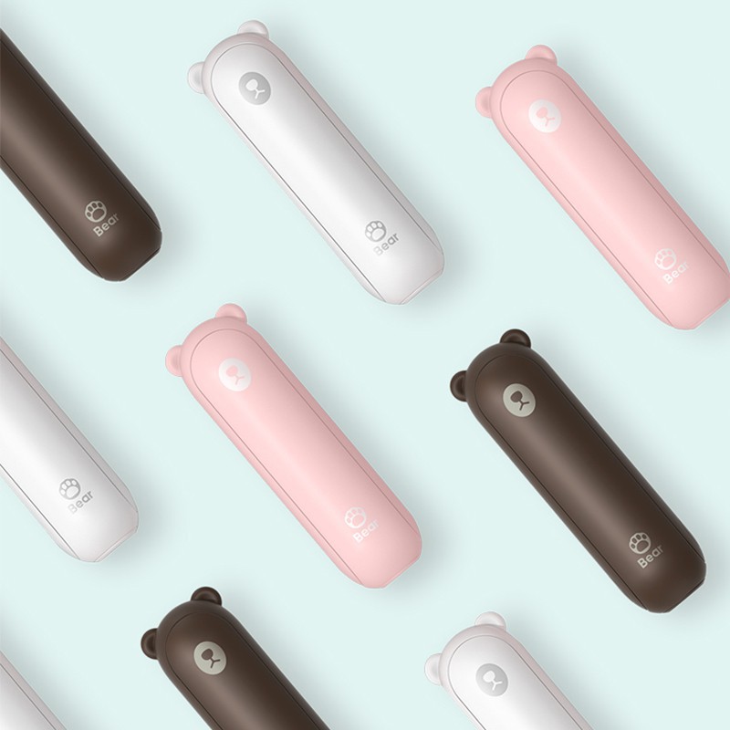 Quạt cầm tay mini tích điện hình gấu Bear Jisulife F8, kiêm làm đèn pin và sạc dự phòng_BH 12 tháng chính hãng | BigBuy360 - bigbuy360.vn