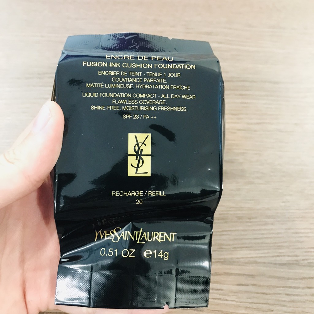 [LÕI REFILL 14g TONE 20 ] PHẤN NƯỚC YSL LE CUSHION  ENCRE DE PEAU