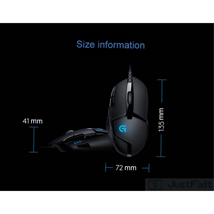 Original Logitech Optical G402 Hyperion Fury Gaming Mouse 4000DPI High Speed