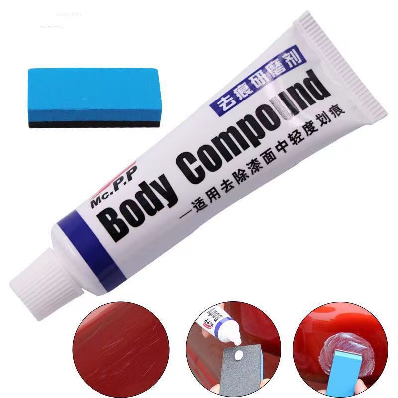 Kem Đánh Bóng Xóa Vết Trầy Xước Tiện Lợi Cho Xe Máy Ô Tô - Bộ Dụng Cụ Đánh Bóng Xe Hơi Nhanh Chóng